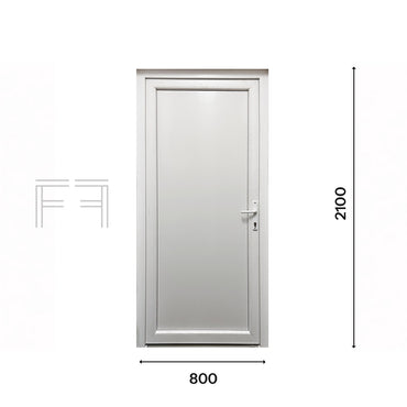 Fintex Puerta de entrada de PVC Base - 800 X 2100