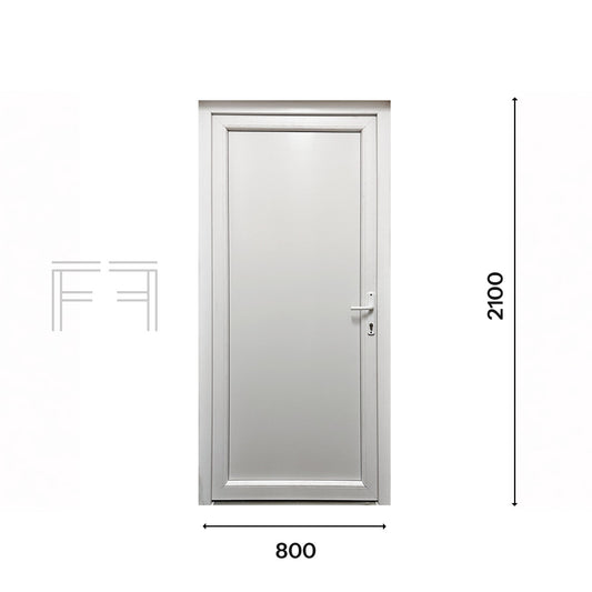 Fintex Porta D'ingresso in Pvc Base - 800 X 2100