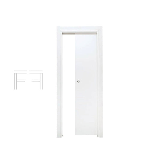 Porta interna scorrevole bianco liscio M.Roma - 700 x 2100