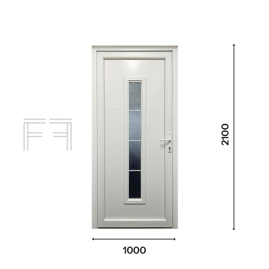 Fintex Porta D'ingresso in Pvc M.3 - 1000 x 2100