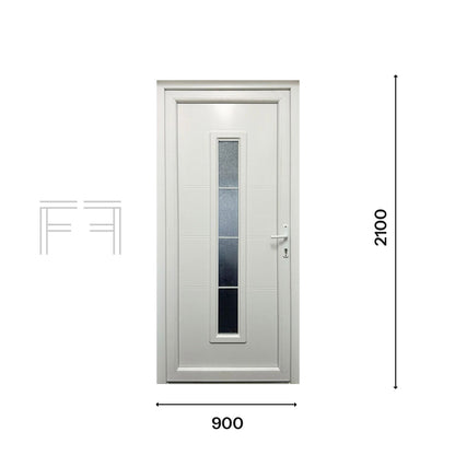 Fintex Porta D'ingresso in Pvc M.3 - 900 x 2100