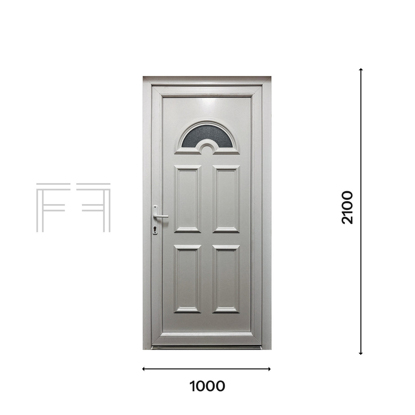 Fintex Porta D'ingresso in Pvc M.4 - 1000 x 2100