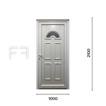 Fintex Porta D'ingresso in Pvc M.4 - 1000 x 2100
