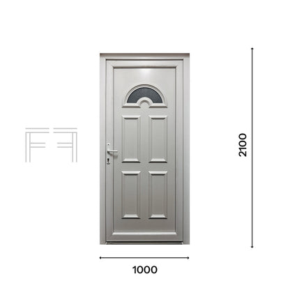 Fintex Porta D'ingresso in Pvc M.4 - 1000 x 2100