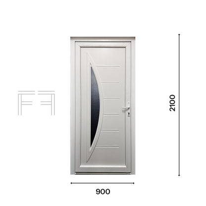 Fintex Porta D'ingresso in Pvc M.5 - 900 x 2100