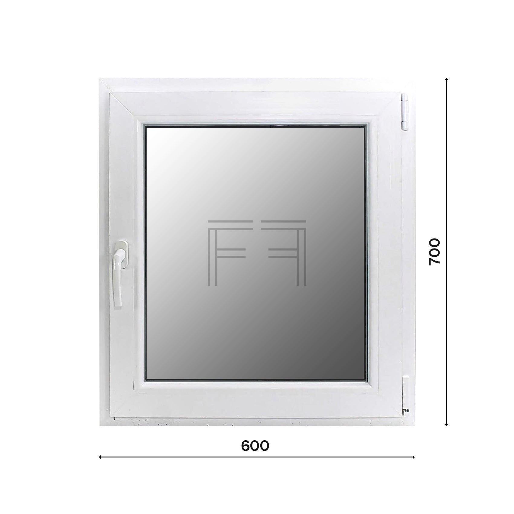 Finestra singola Anta 600X700