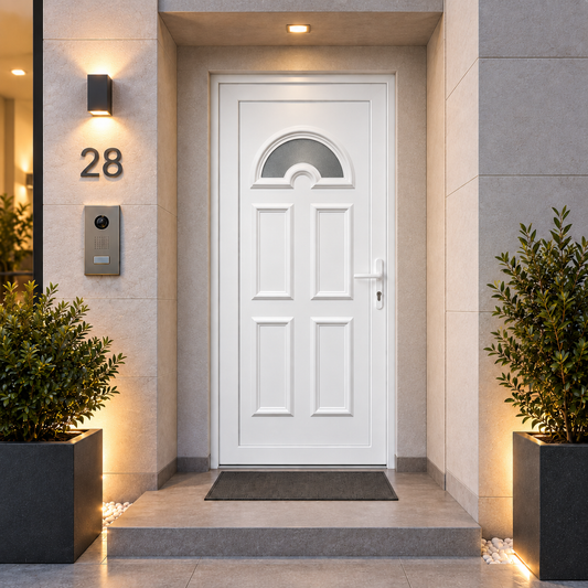 Fintex Puerta de entrada de PVC M.4 - 1000 x 2100