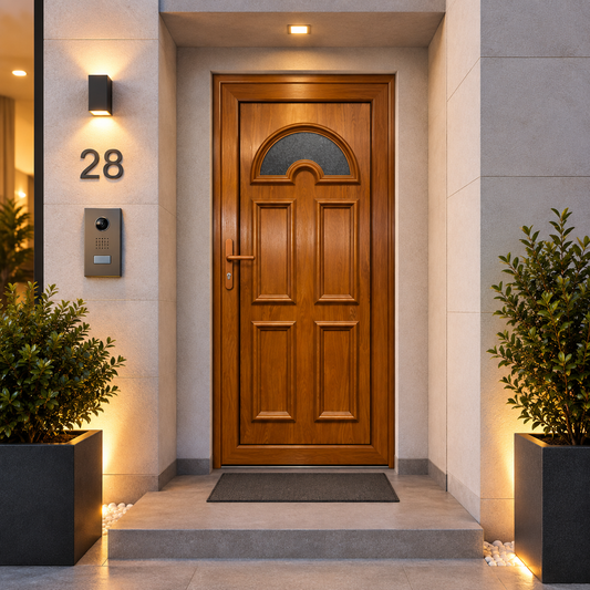 Fintex Porta D'ingresso in Pvc G. Oak M.4 - 1000 x 2100