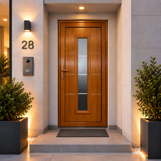 Fintex Porta D'ingresso in Pvc G. Oak M.3 - 1000 x 2100