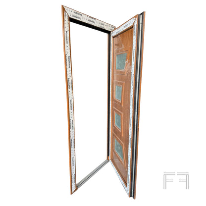 Fintex Porta D'ingresso in Pvc G. Oak M. 1 - 1000 x 2100