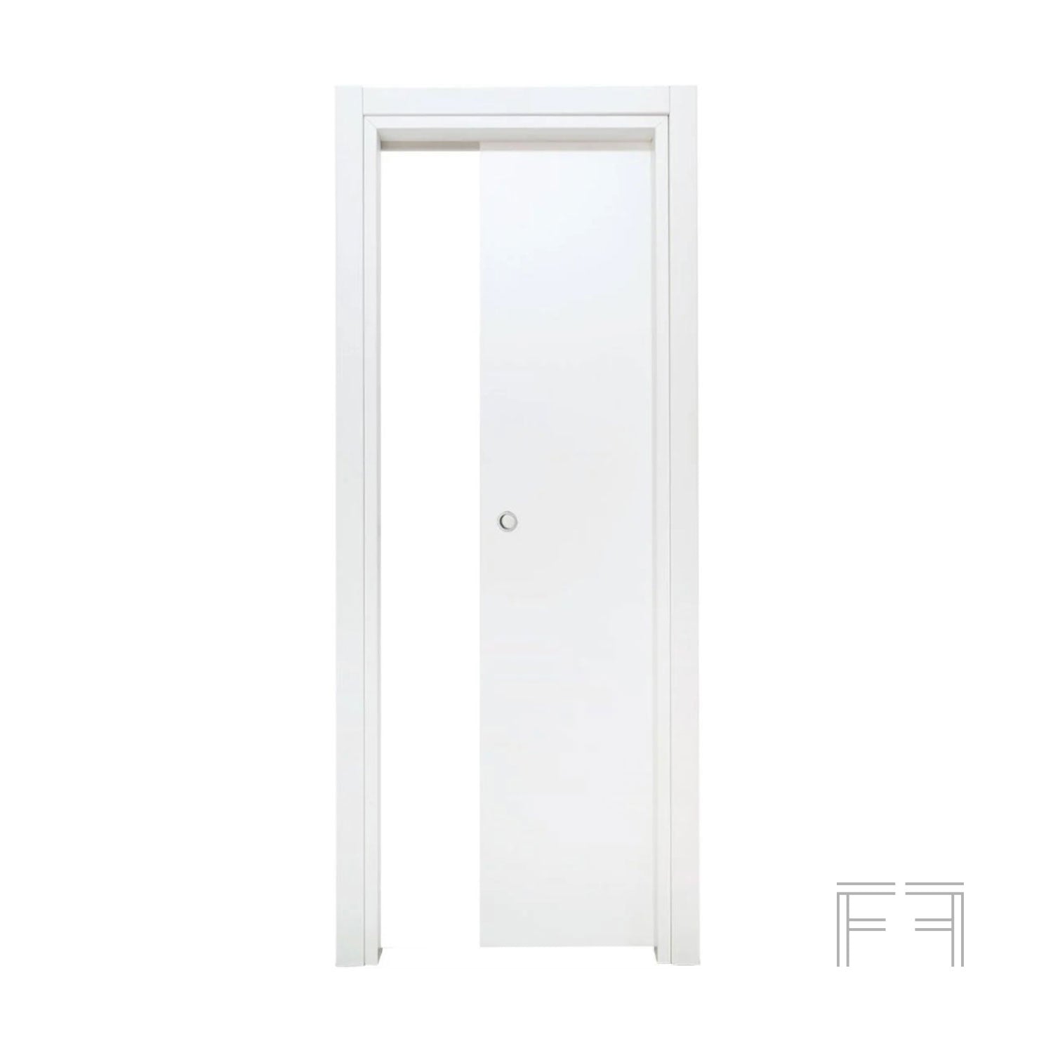Porta interna scorrevole bianco liscio M.Roma - 800 x 2100