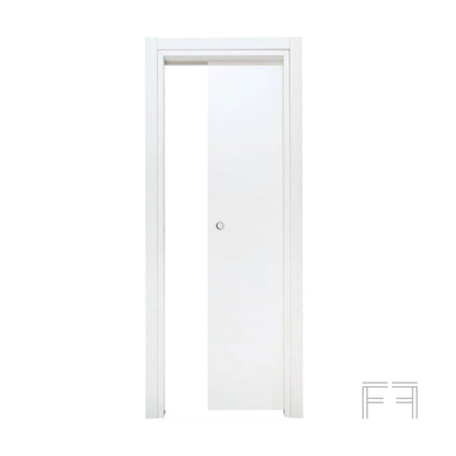 Porta interna scorrevole bianco liscio M.Roma - 800 x 2100