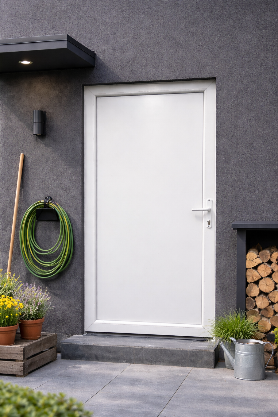 Portoncino d'ingresso in Pvc Base - 900 X 2100