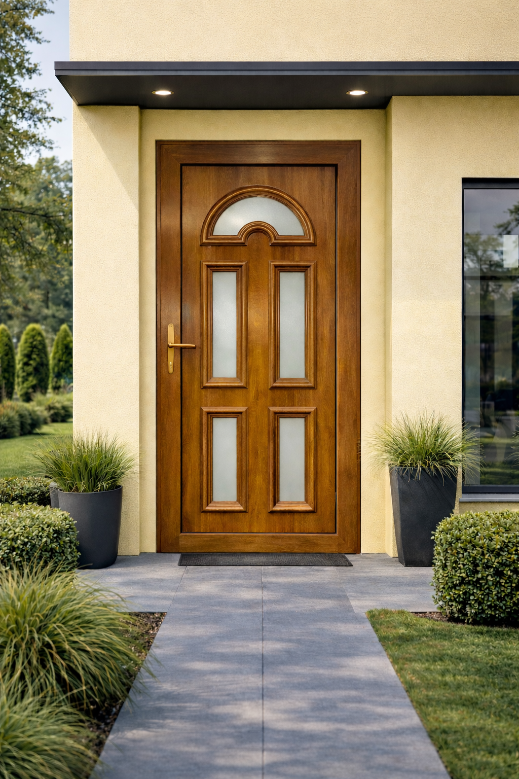 Portoncino d'ingresso in Pvc G. Oak M.2 - 900 x 2100